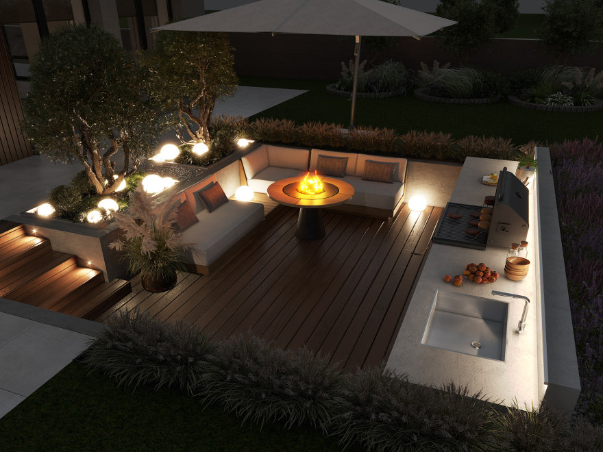 户外休闲区及家庭小屋休闲区丨乌克兰基辅丨Iryna Yaremchuk & Anna Potseluieva-13