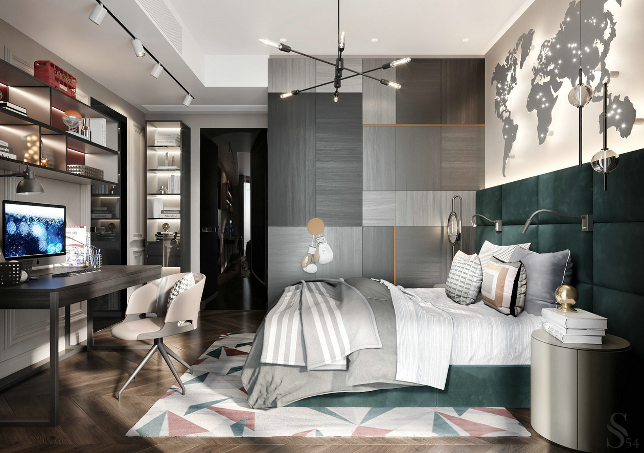 奢华混搭，展现豪气空间-8