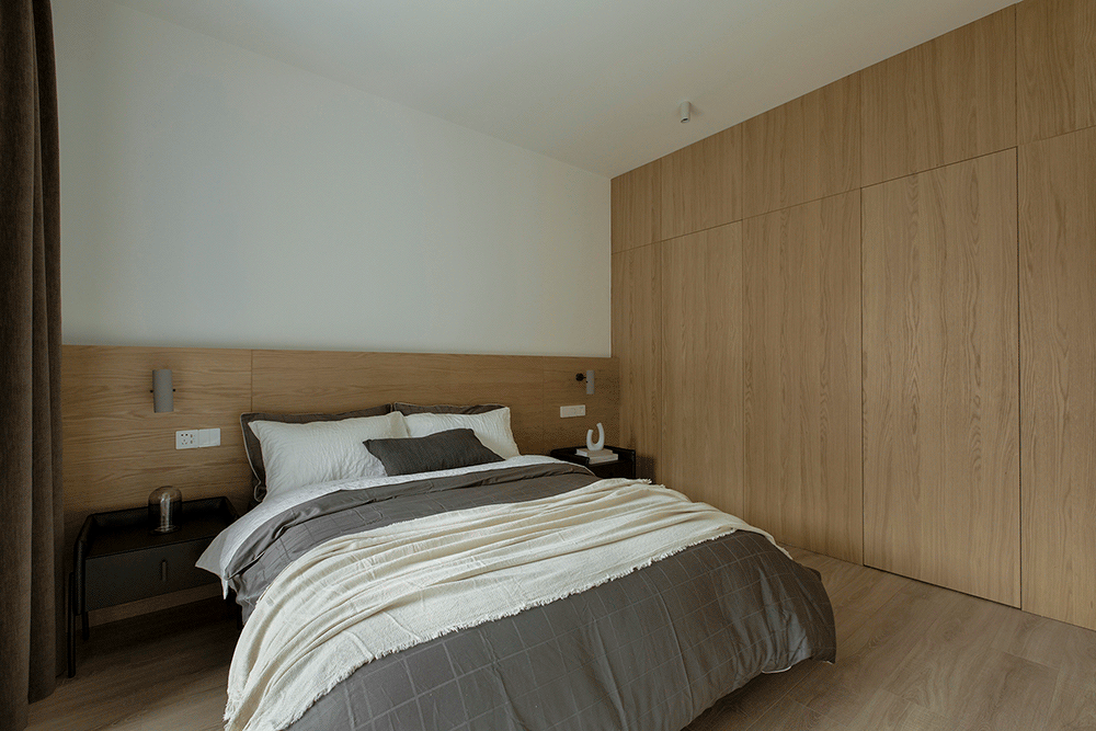 现代木色实用三室丨中国成都丨拾光悠然设计（成都）-31