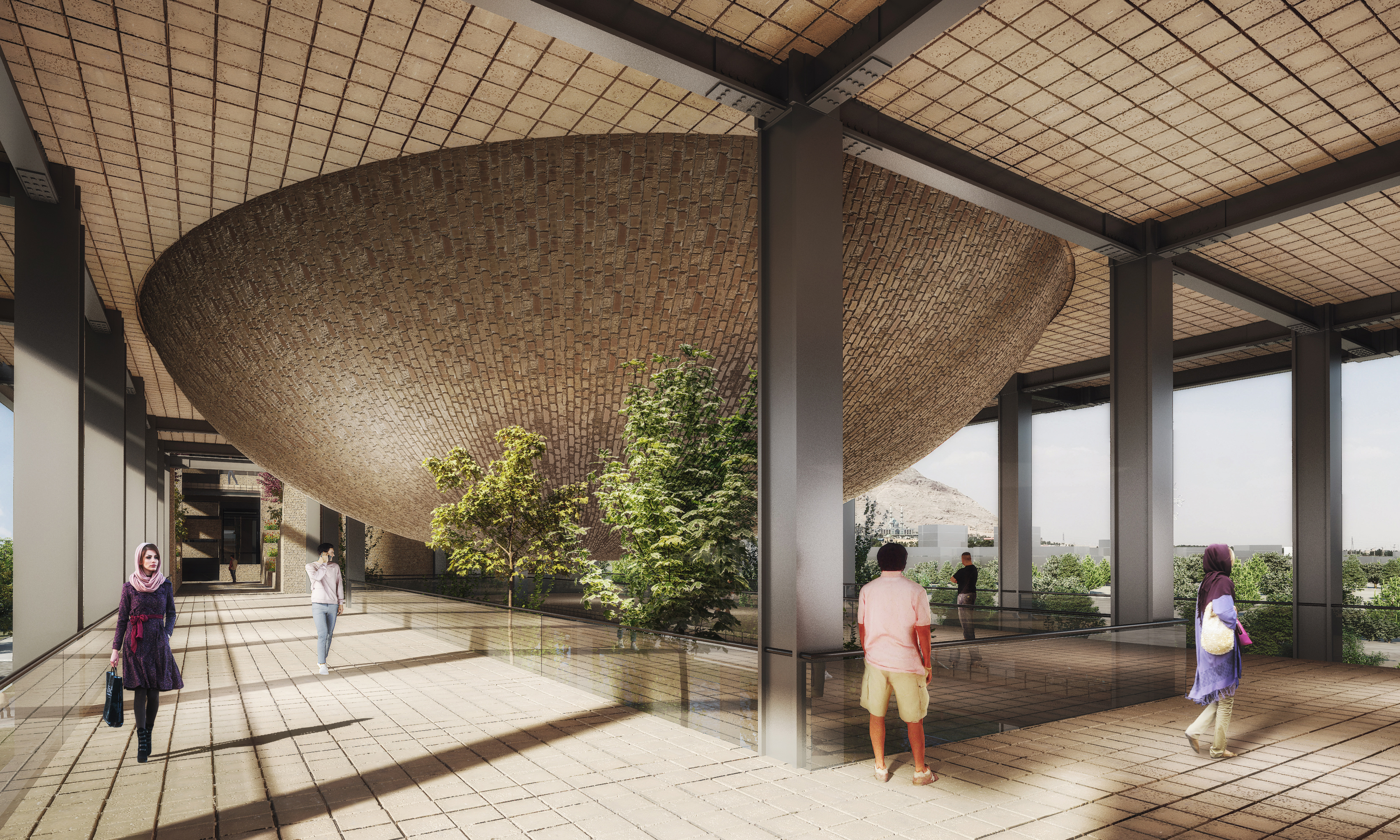 UrbanBridge 金属网格桥设计丨伊朗丨Ashari Architects-8