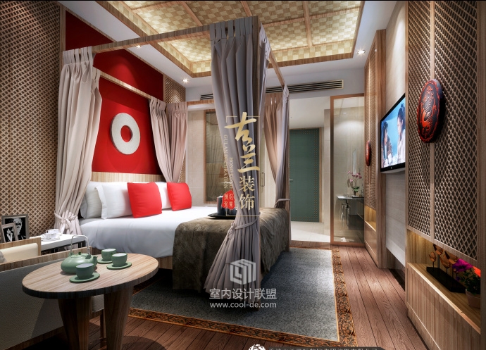 松桃精品商务酒店——广元酒店装修设计-6