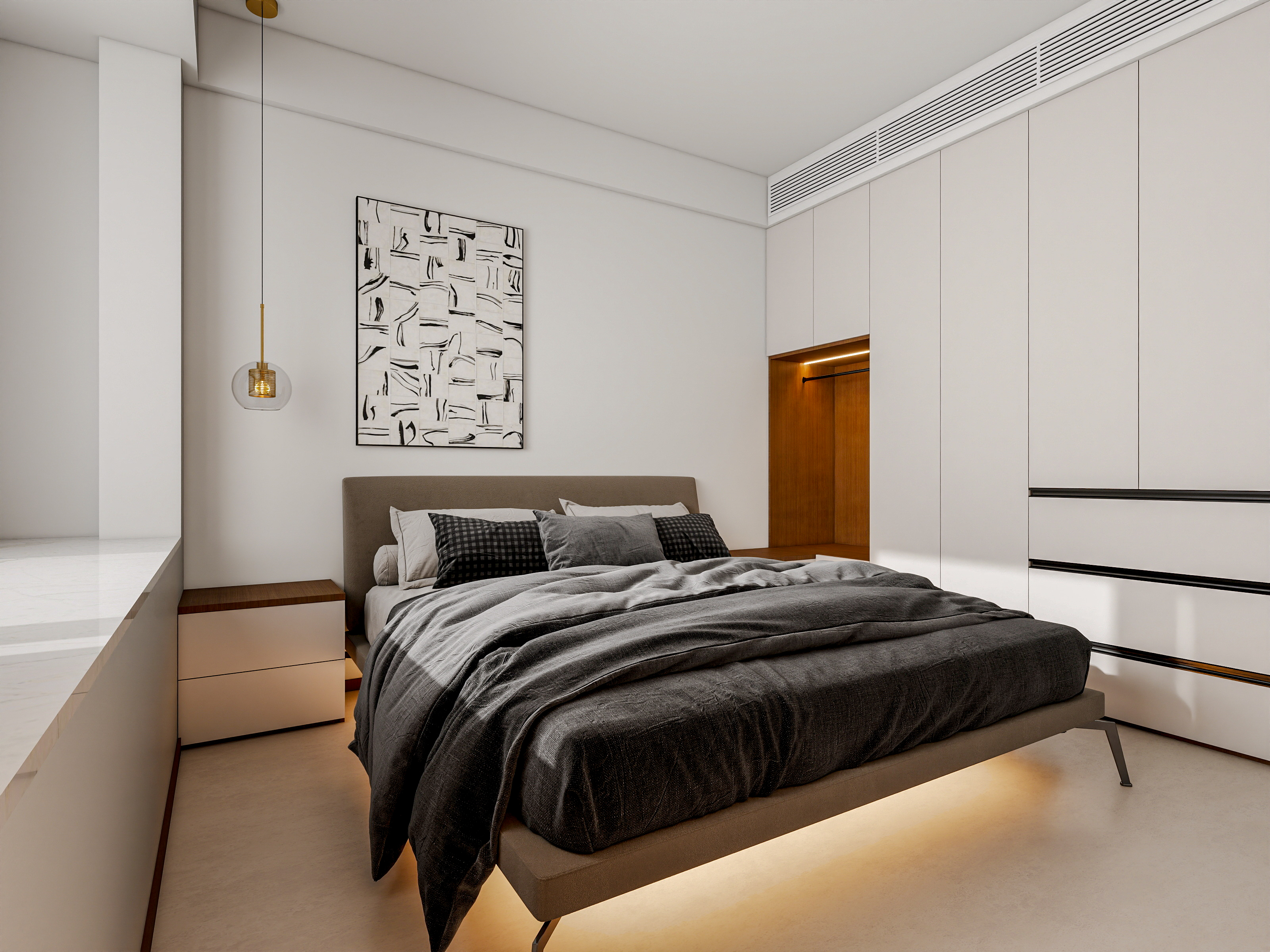 四川成都花间君邸（603平方现代极简底跃四居室）-81