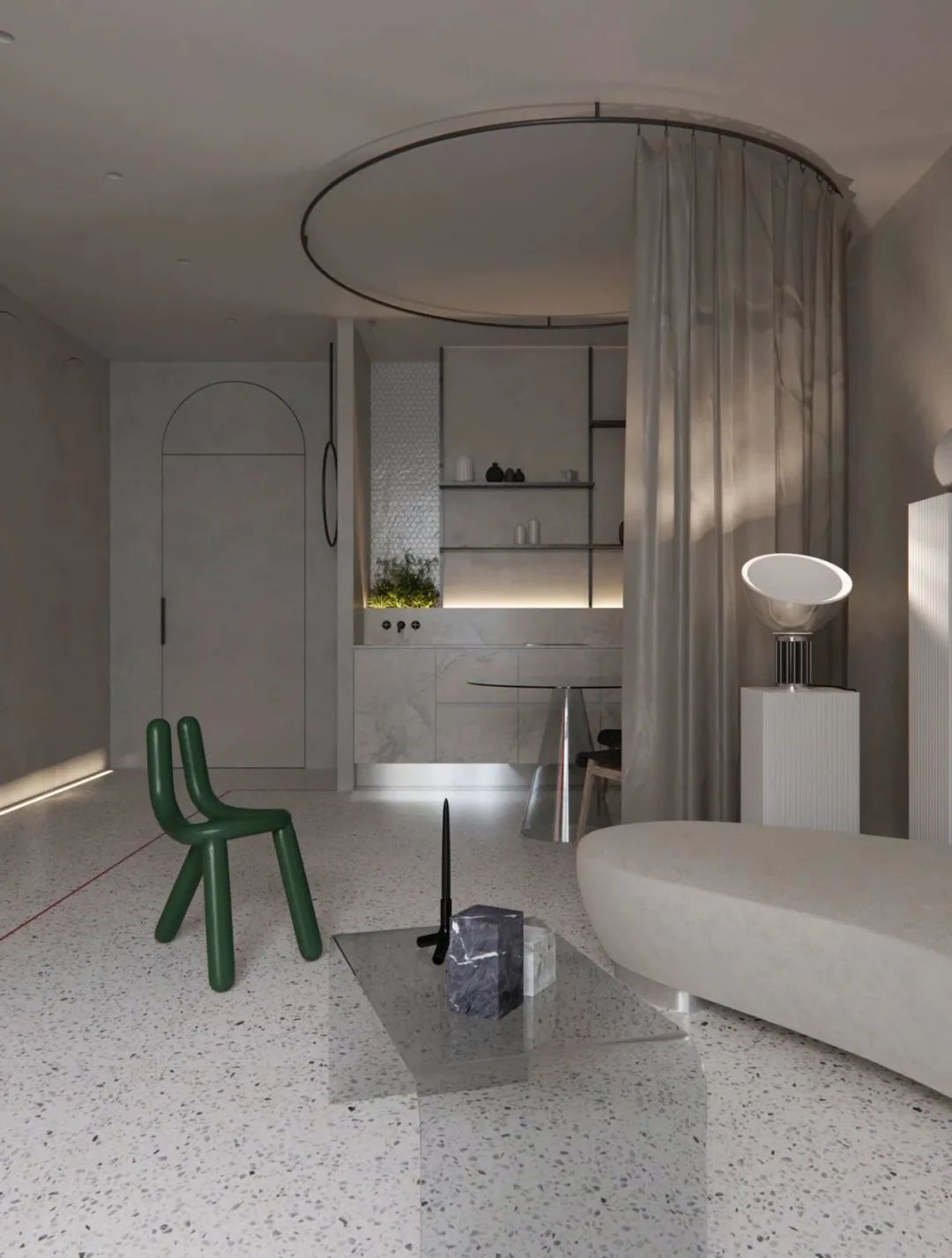 盐系风公寓设计-4