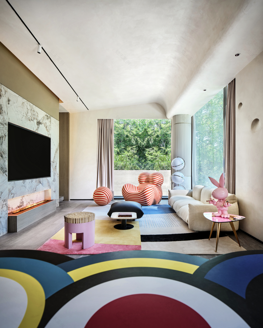 成都麓湖520㎡别墅丨中国成都丨STUDIO.Y室内设计事务所-6