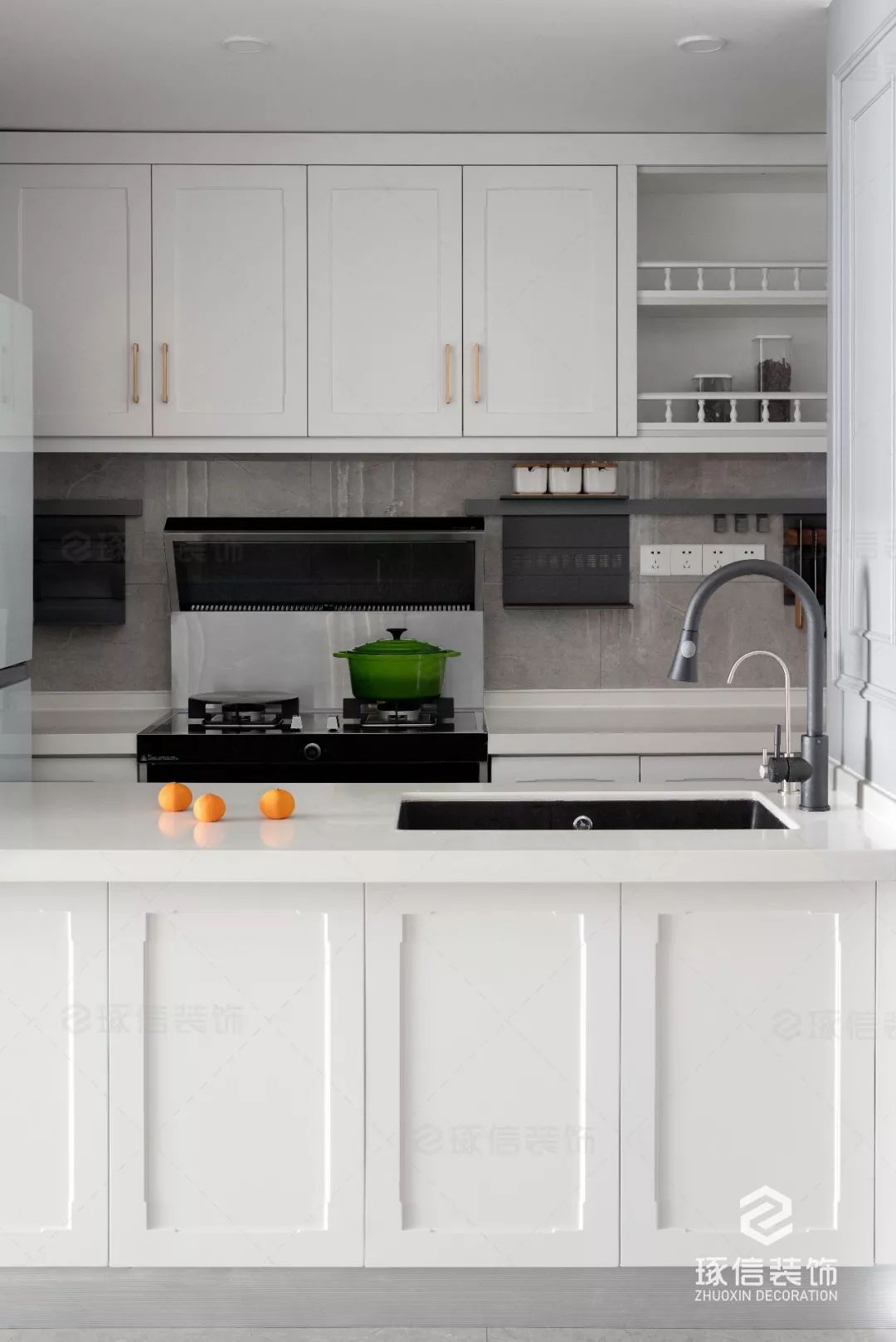 美式轻奢，打造精致优雅的三口之家-21