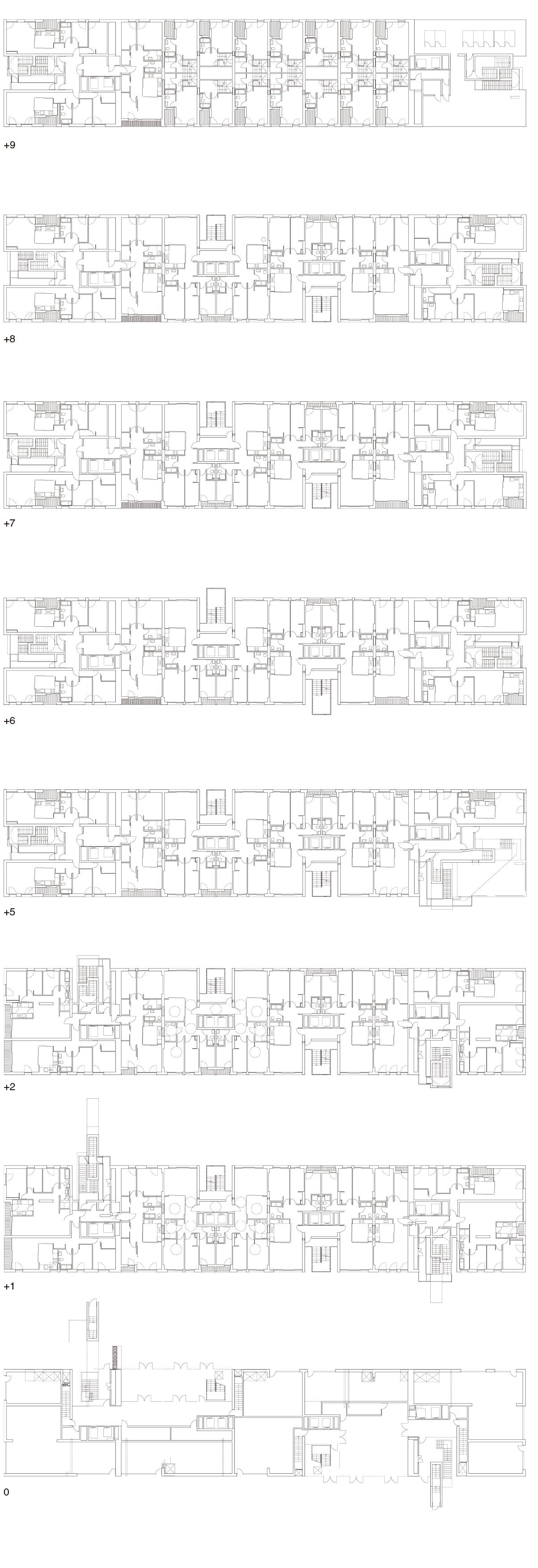 马德里“观景楼”住宅 | 模块化设计与公共空间的完美融合-17