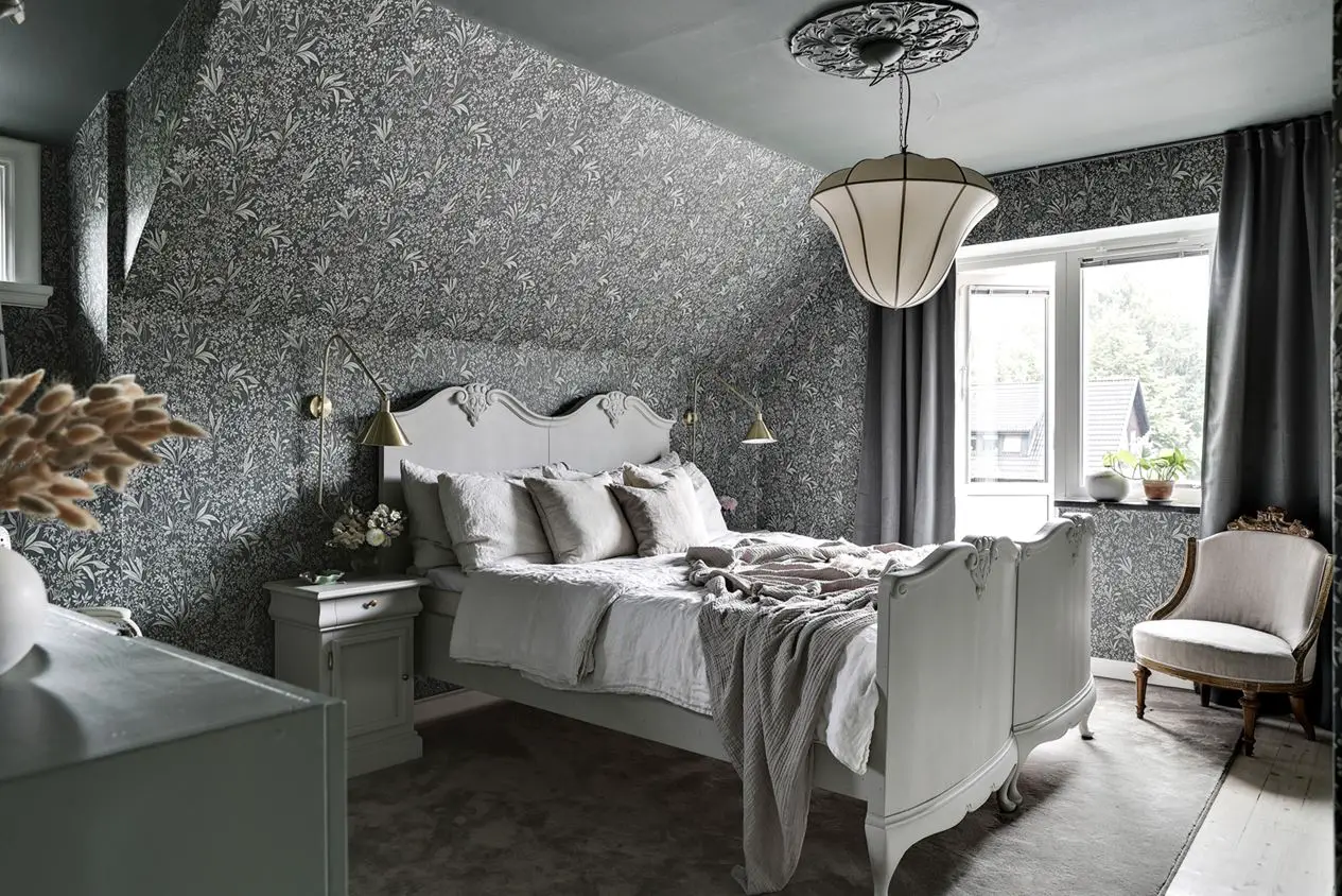 30 年代瑞典风格魅力之家,绿意盎然 garden house-13