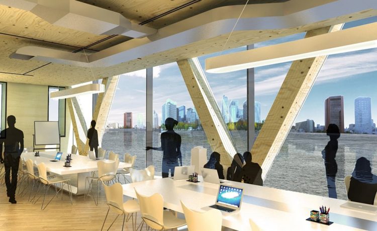 世界首个漂浮木制摩天大楼丨荷兰鹿特丹丨阿姆斯特丹Waterstudio-8