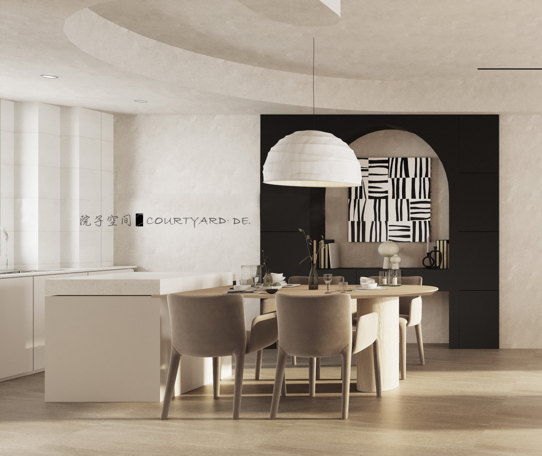 学樘府 Co'co · 盐系风格与温柔生活的完美融合丨里驹室内设计-10