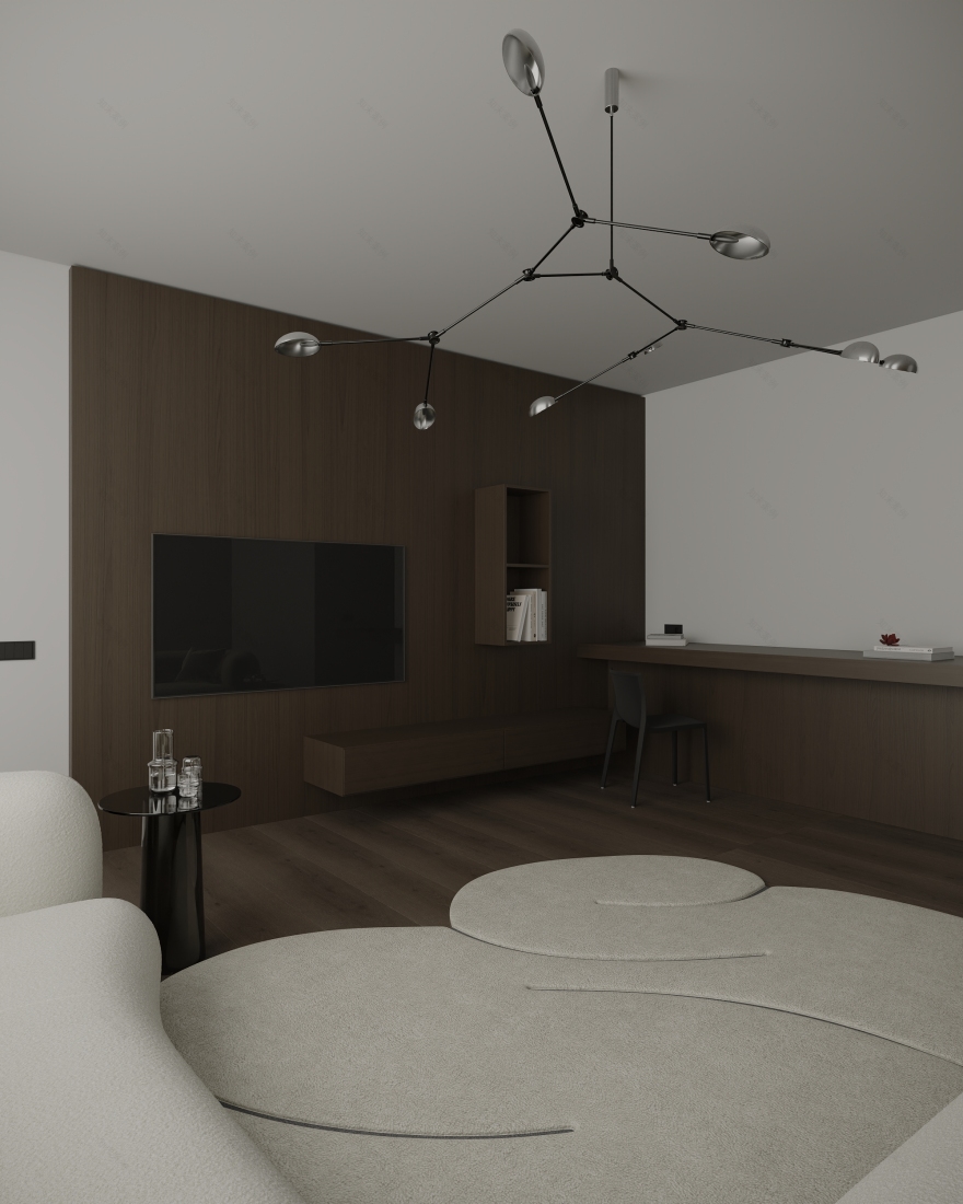 Serene Minimalism | Interior Visualization-6