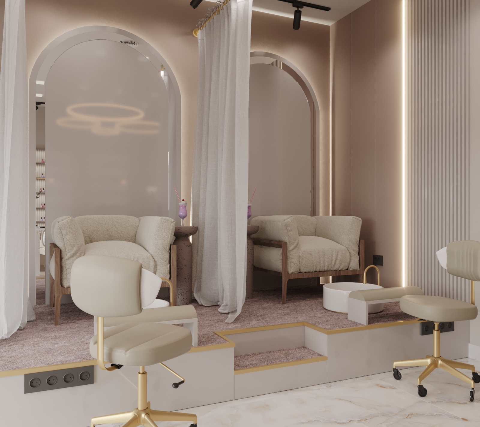 37平方米美容院室内设计丨波兰克拉科夫丨Design_14-10