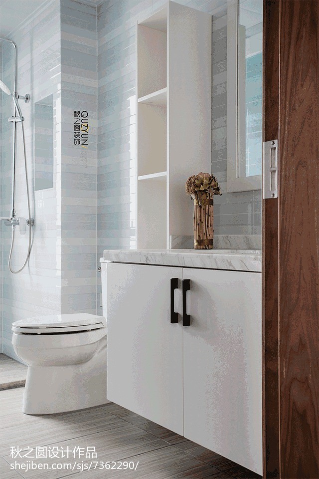 金地天际190㎡北欧风复式装修案例-15