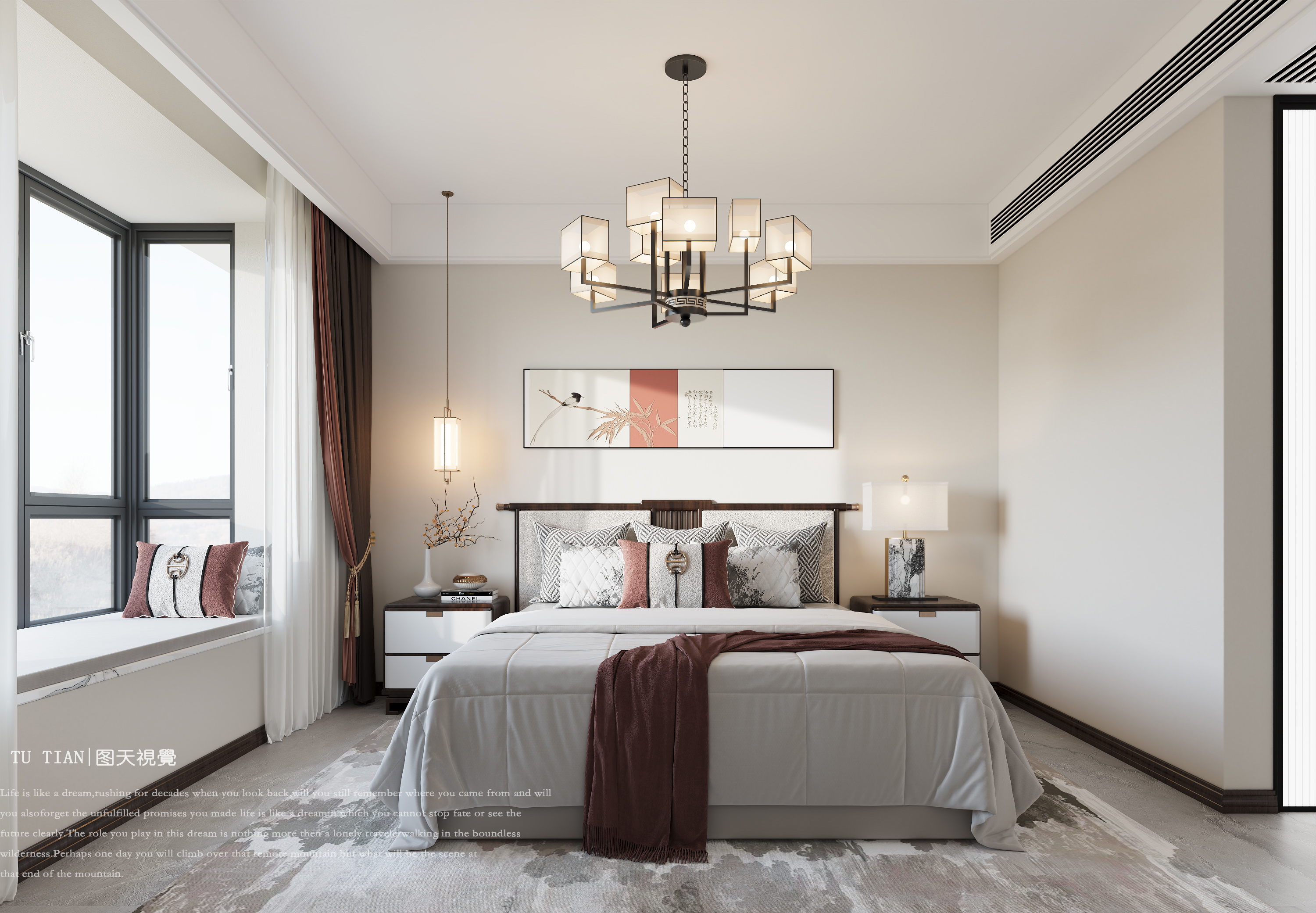 新中式风格 ~ 木韵东方 诗意归家-4