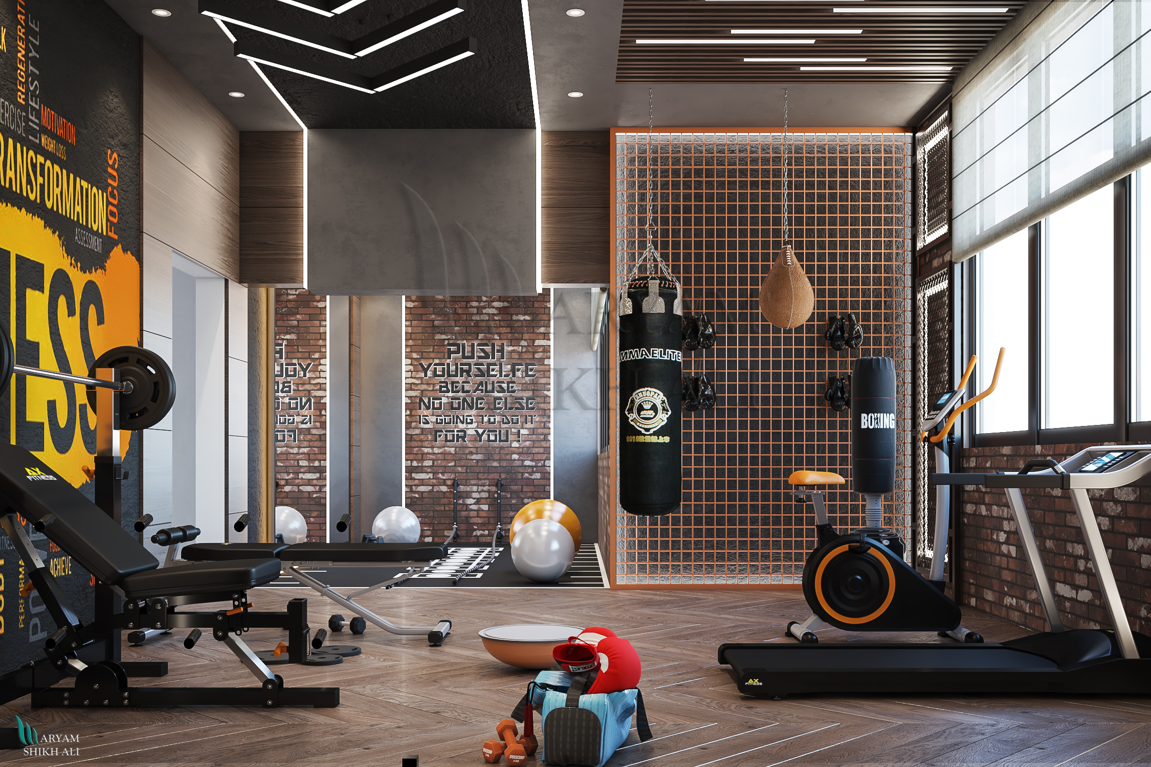 Home gym (Apamia) Dubai-2