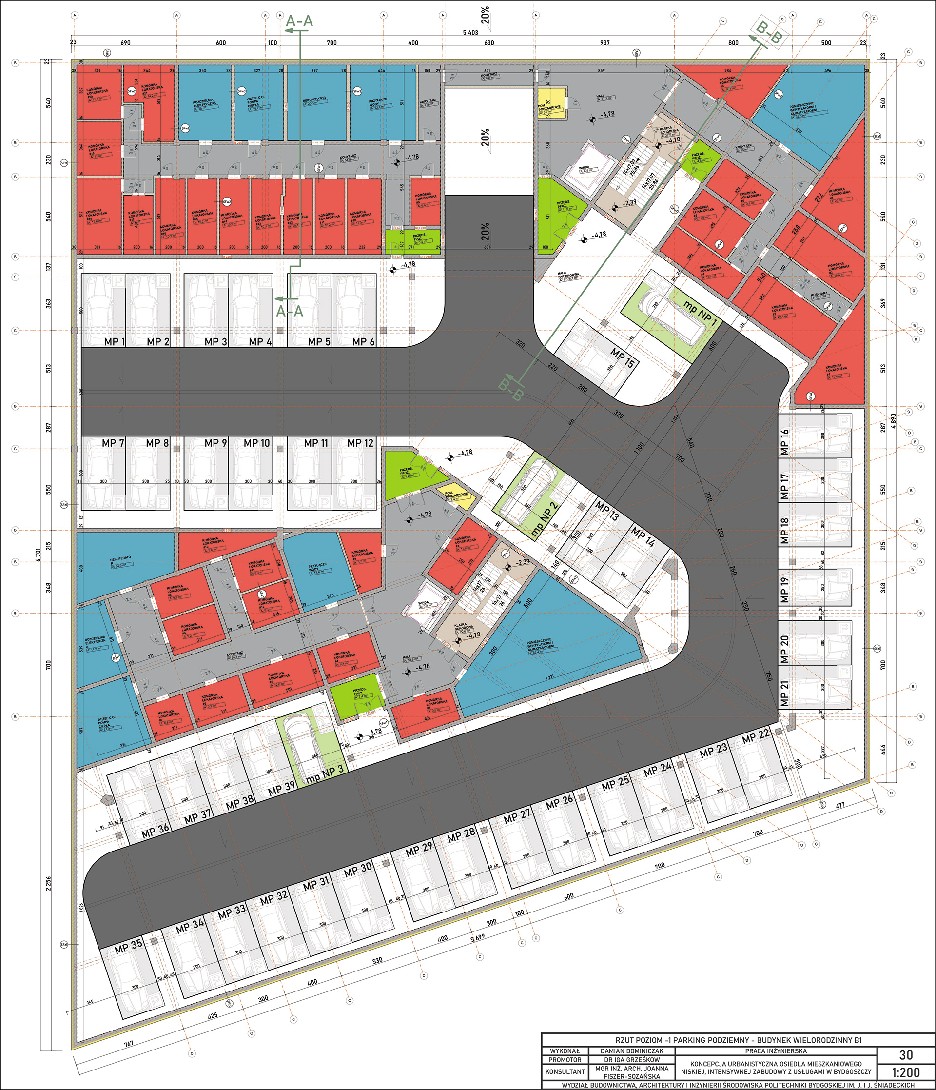 高密度和低层多功能木结构住宅区丨波兰比得哥什丨Damian Dominiczak-296