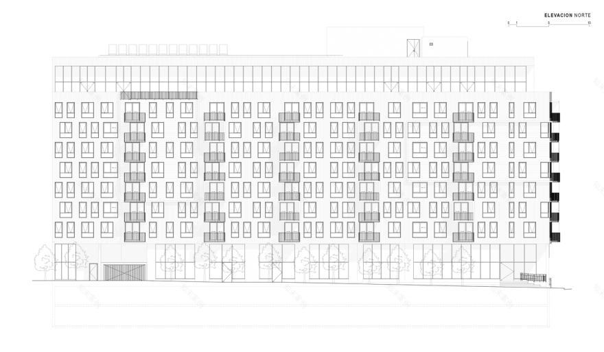 智利圣地亚哥学生公寓建筑设计-62