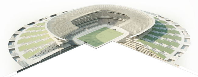 下诺夫哥罗德5万人足球场丨俄罗斯诺夫哥罗德丨“Studio 44”（设计团队成员众多）-53