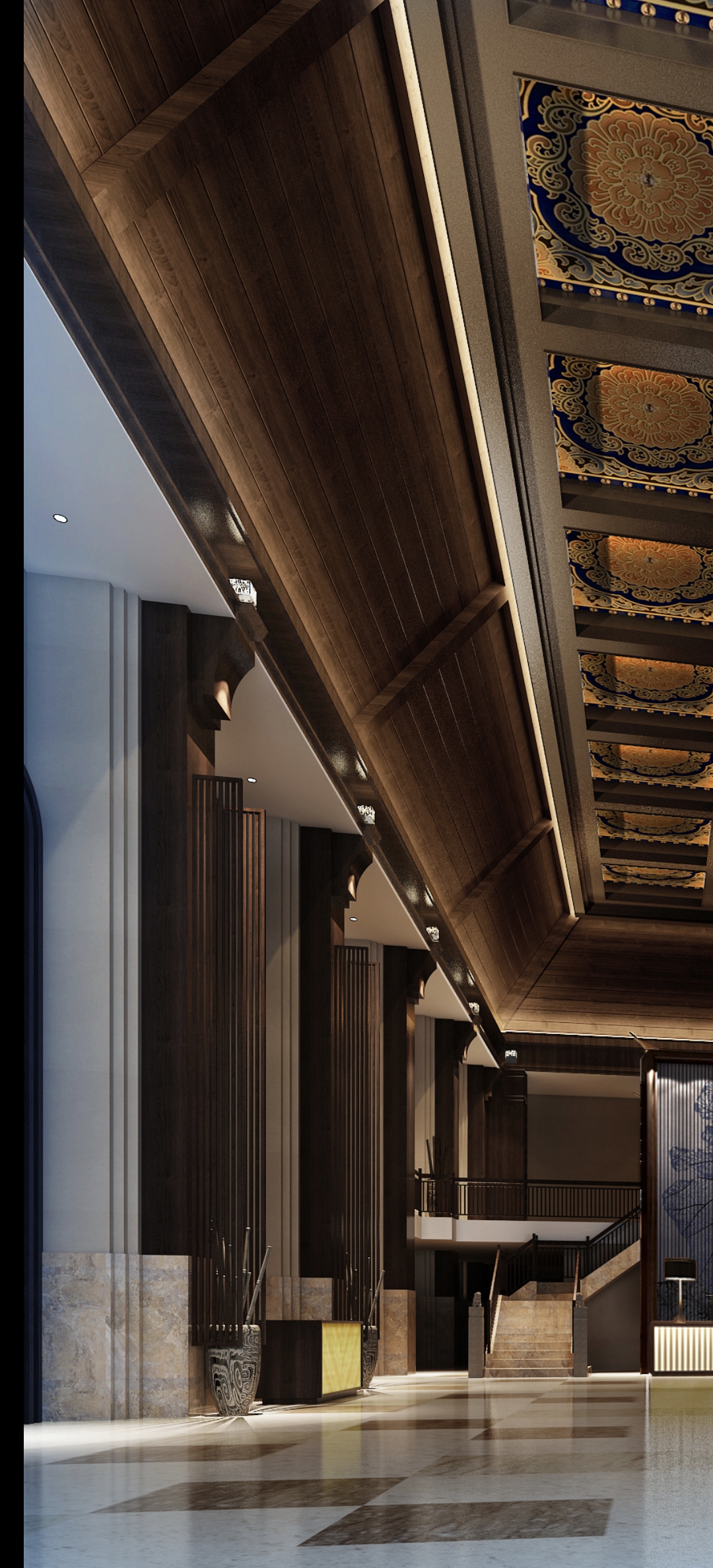 演艺厅大堂空间设计 | 线象空间之禧上装饰全案-2