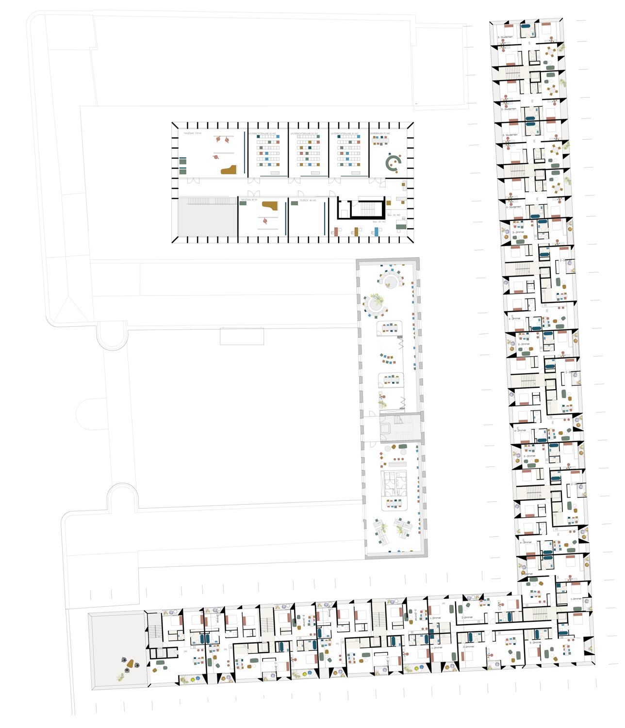 融合战后工业建筑与当代文化的德国 Colonia 社区中心-7