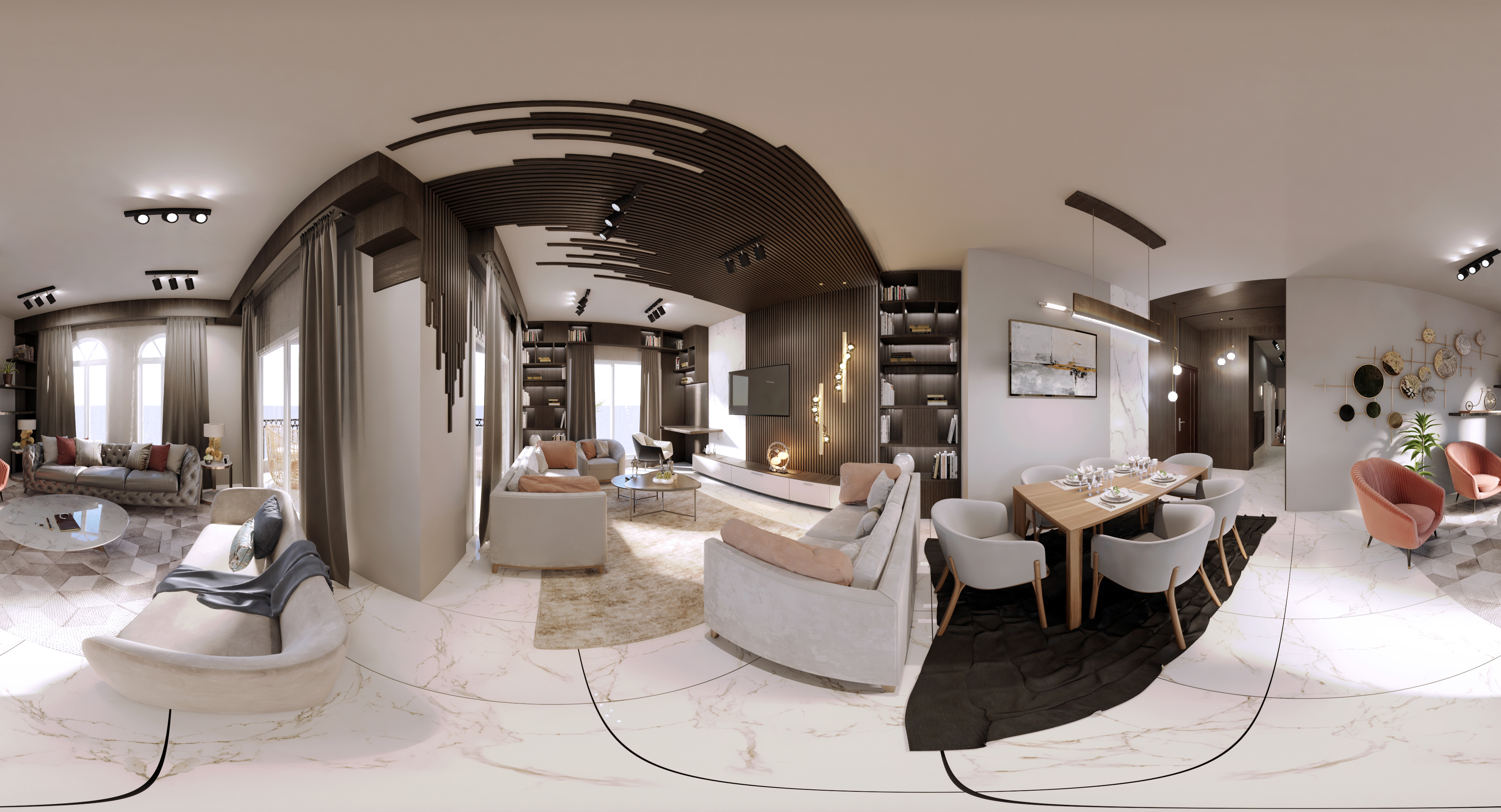 Madinty wooden style apartment-27