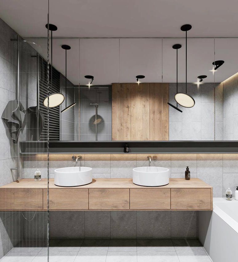 双人洗漱台设计,打造高品质卫浴空间-25