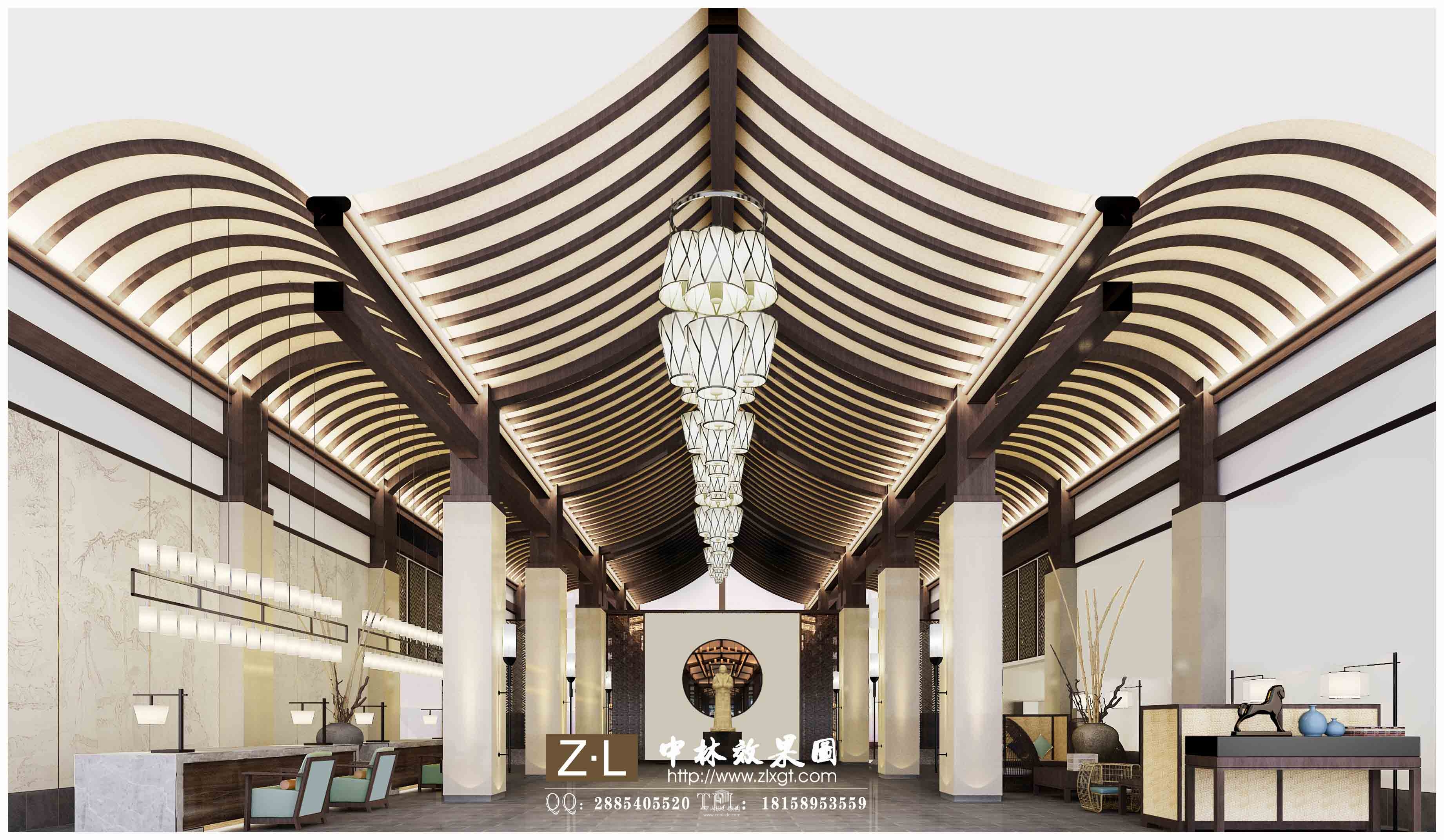 ■■■■■史上最牛X的简约中式禅意酒店效果■■■■■-7