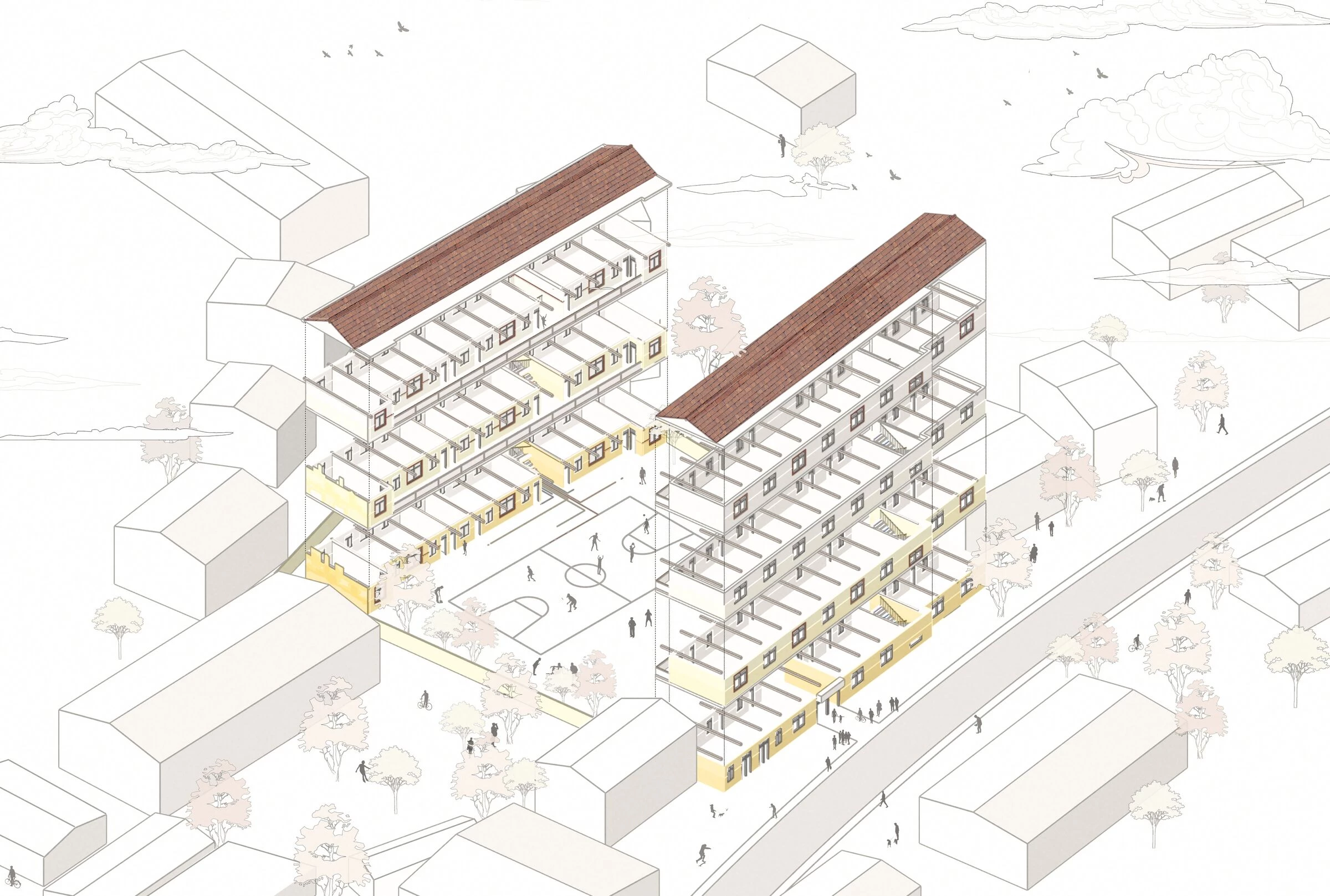 长沙岭小学改造丨中国湖南丨平介设计-24