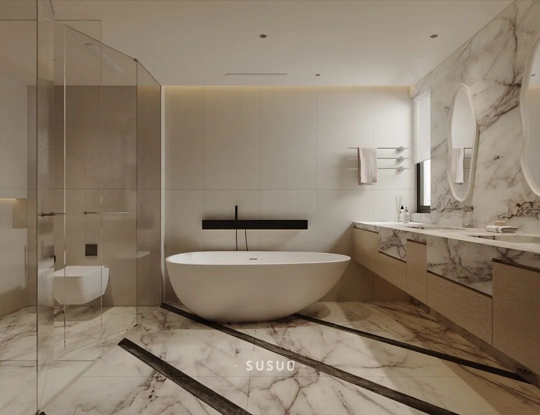 华侨城嘉陵江天 170㎡新居丨素说设计-23