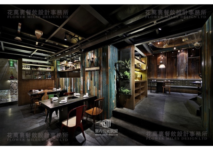 深圳花万里餐饮策划设计|复古工业风——不一样的怀旧文艺范儿-22