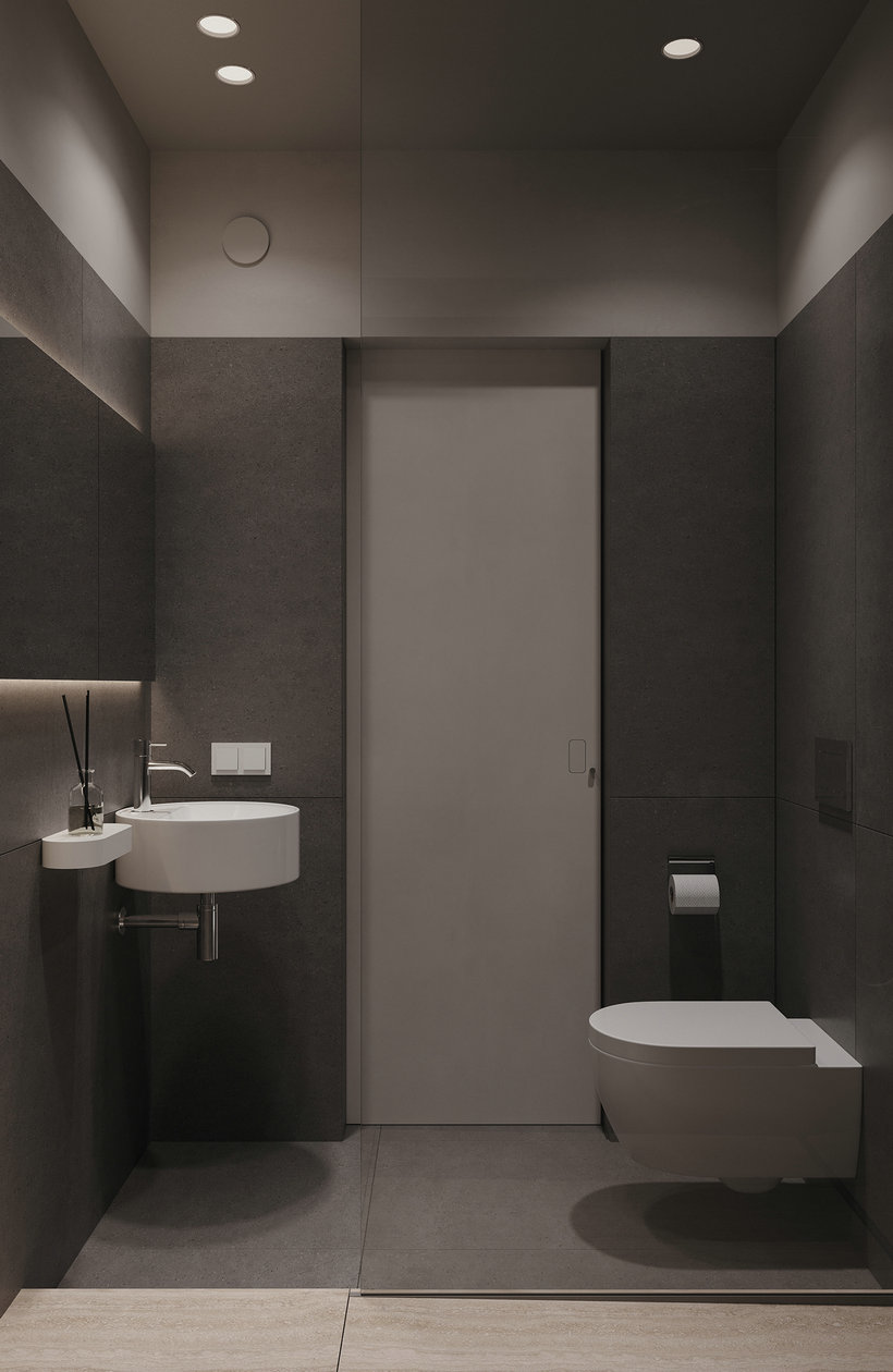 95㎡中性色系公寓设计-16