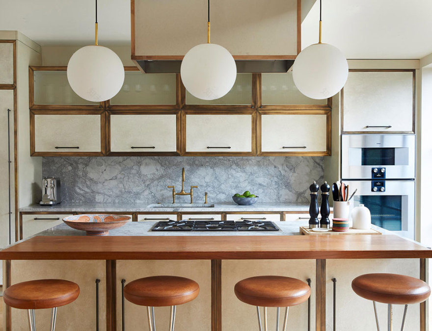 伦敦独特墙纸与明亮装饰的联排别墅-9