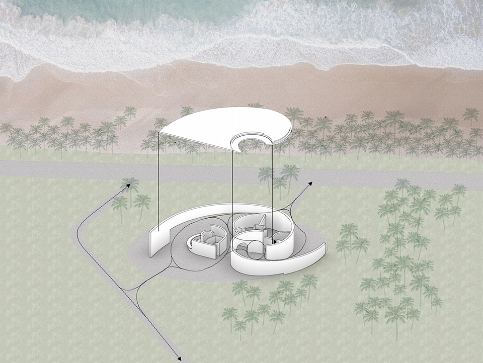 海螺驿站,跟海潮共鸣的空间漩涡丨中国万宁丨Perform普泛建筑-43