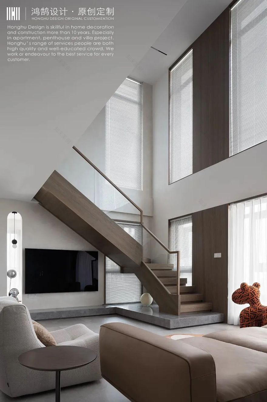 徐州鸿鹄设计复式住宅丨中国徐州-38