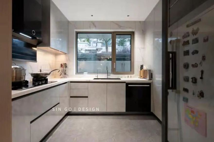 世茂湖滨现代温馨之家丨星杰国际设计-32