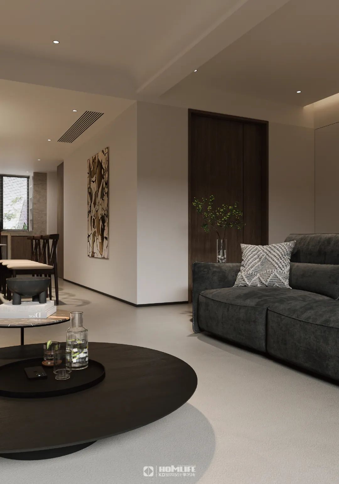 KD私宅｜星瀚雅府115㎡现代主义温暖意趣丨中国重庆丨KD室内设计事务所-30