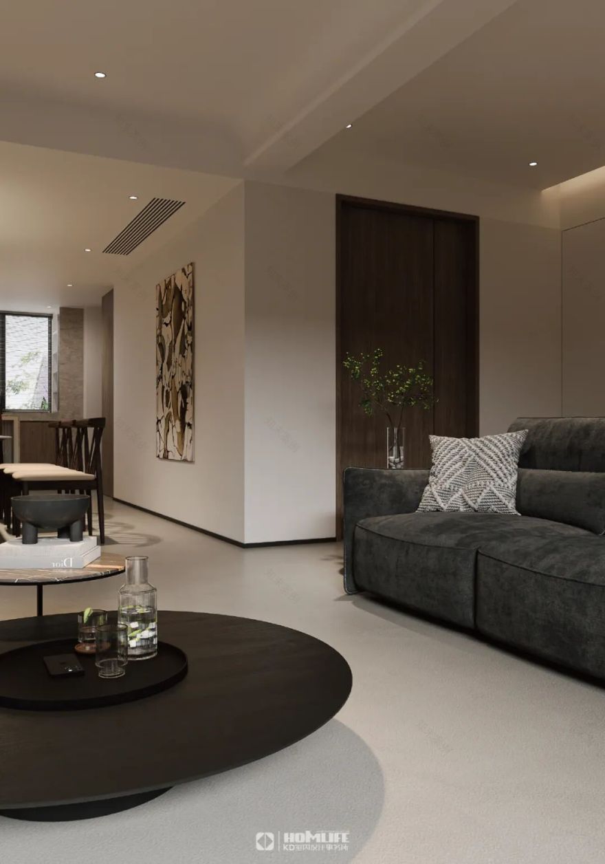 KD私宅|星瀚雅府115㎡现代主义温暖意趣丨中国重庆丨KD室内设计事务所-30