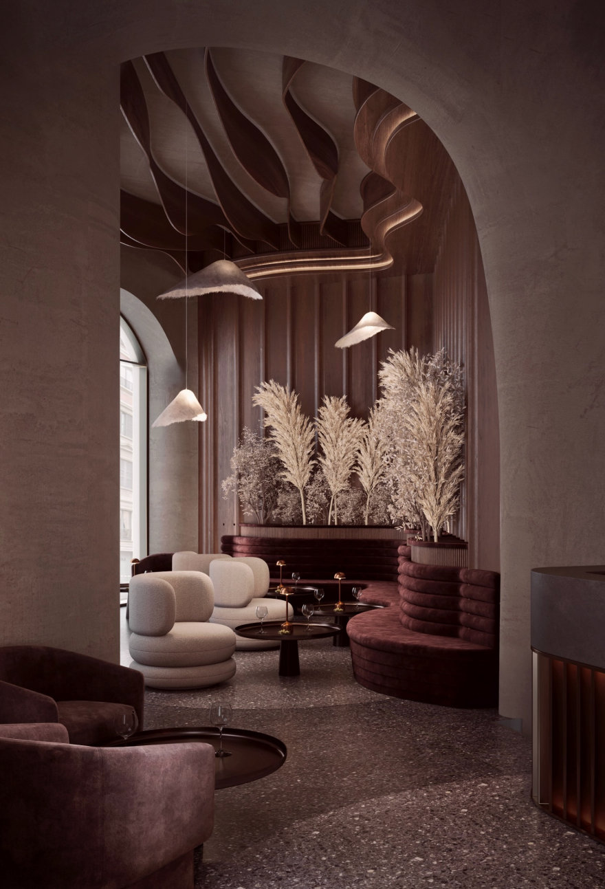 米兰多莫寿司店丨室内设计师Ashley Gadeova,Naos建筑公司-29