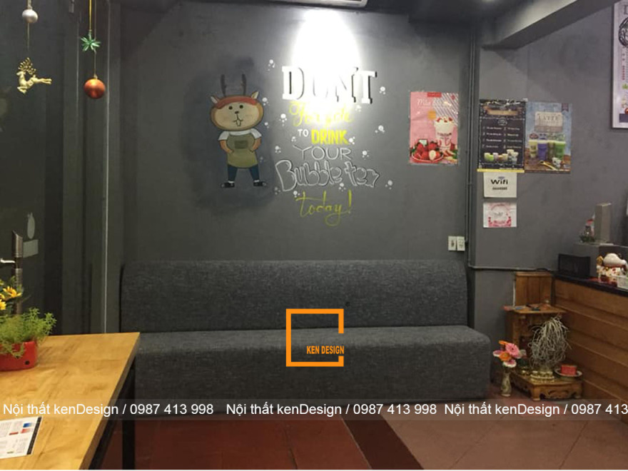 Ding Tea Thái Nguyên奶茶店设计改造丨Ken Design-11