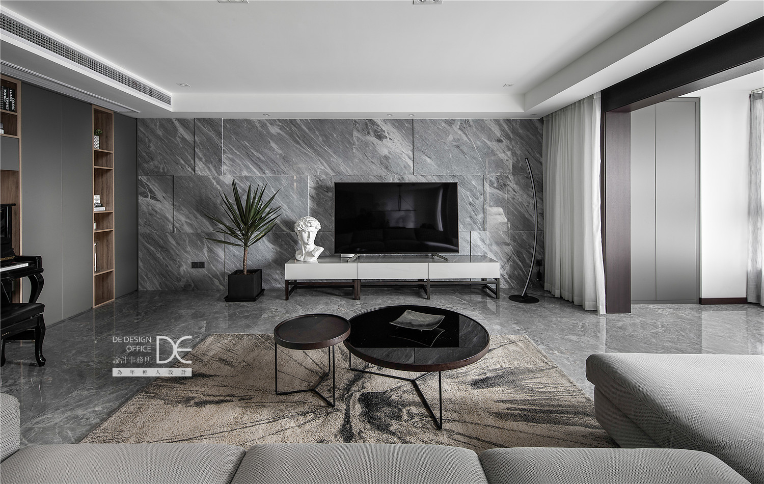 融景城郦苑 | 现代简约黑白灰,恰到好处的舒适生活-26