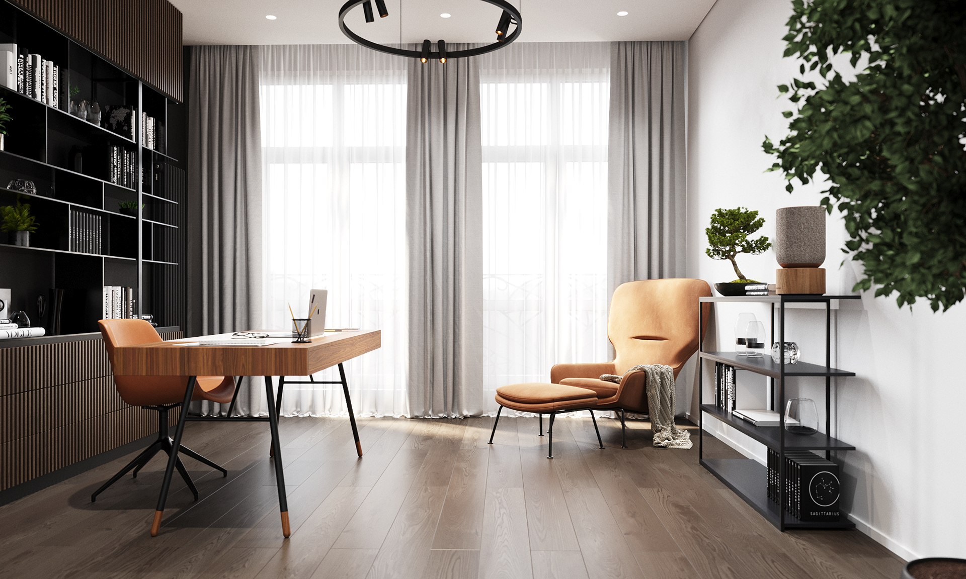 现代极简平层设计典范-10