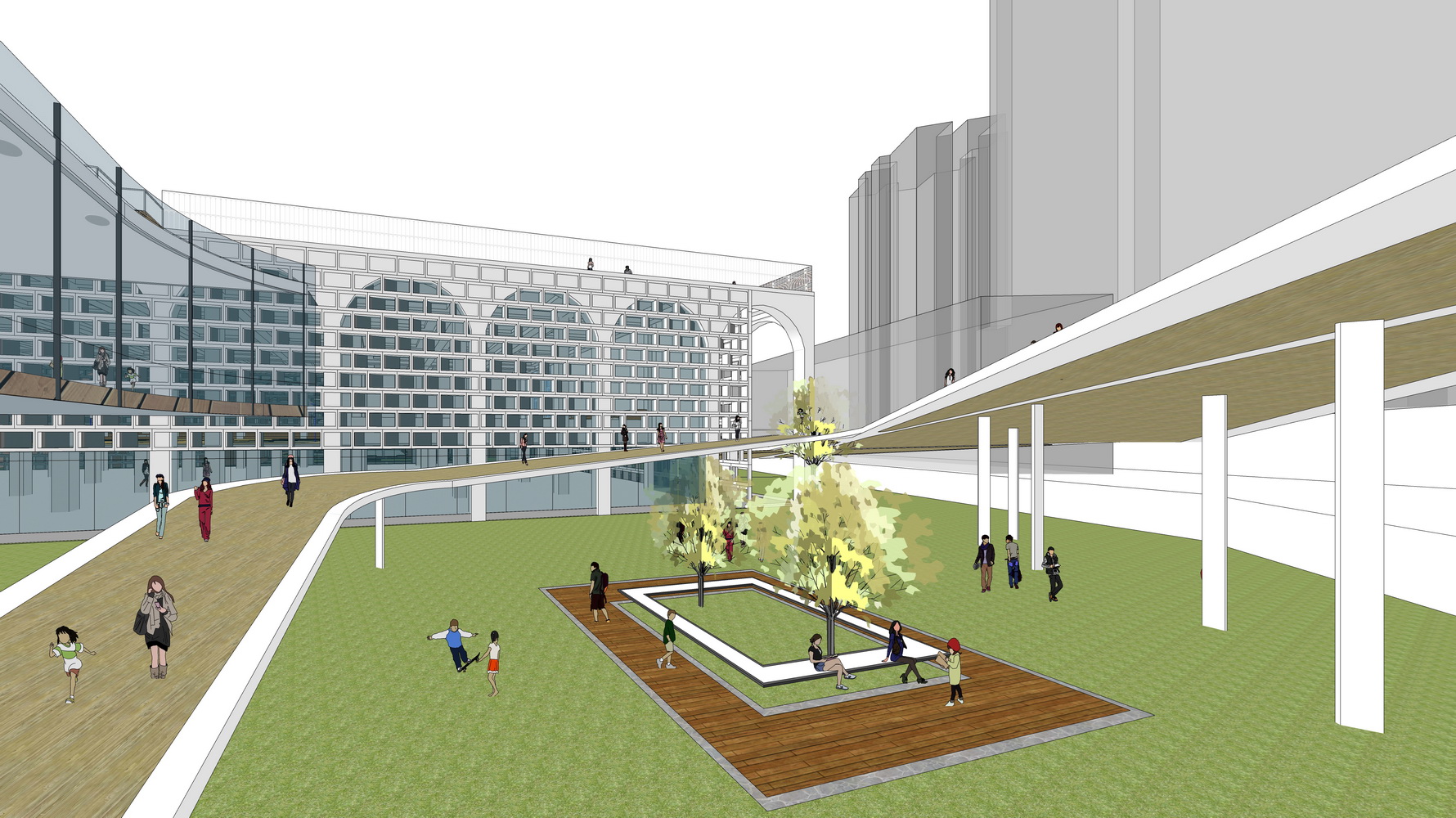 厦门市实验小学SU模型-2