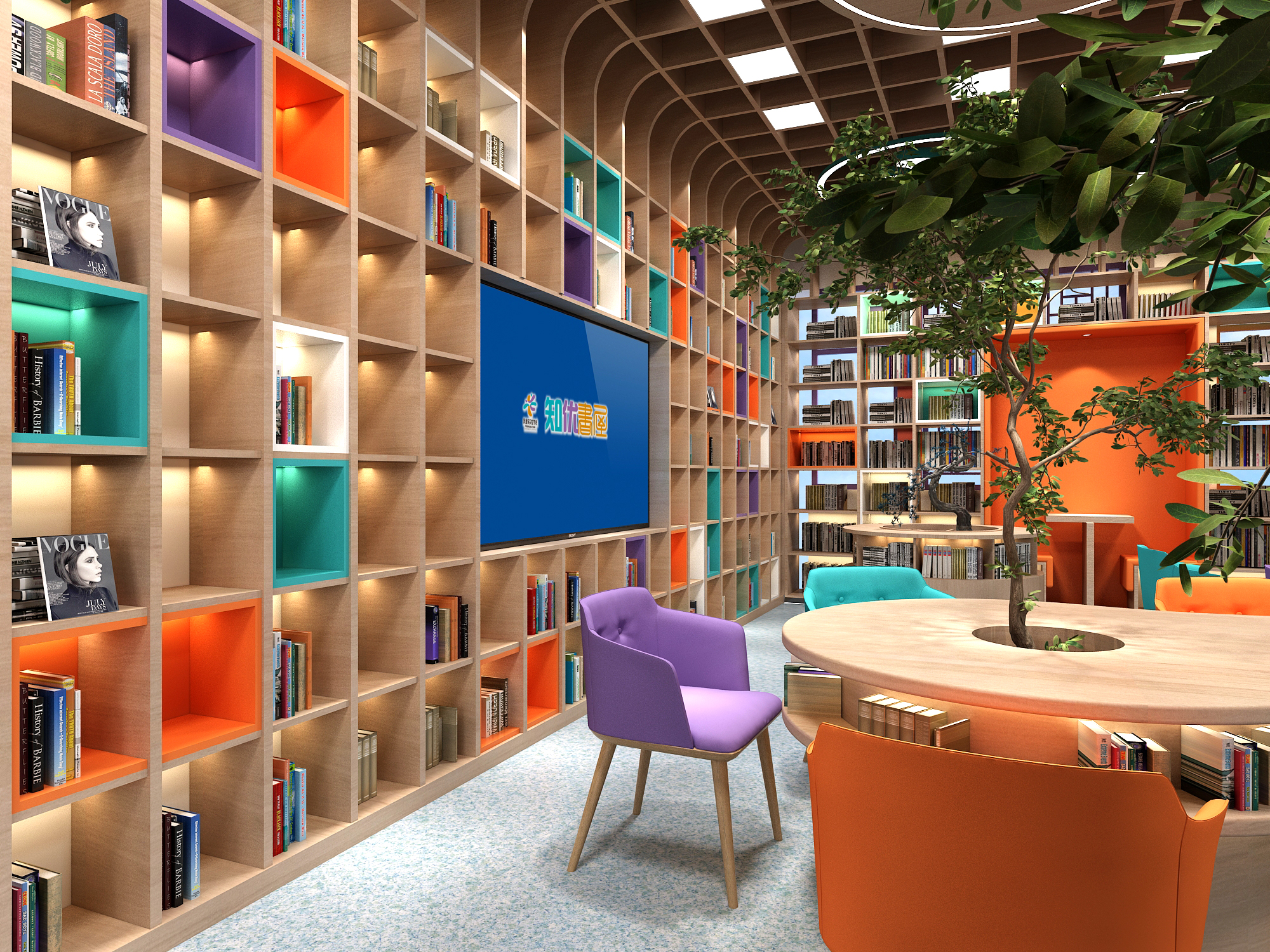 学校最美图书馆设计-19