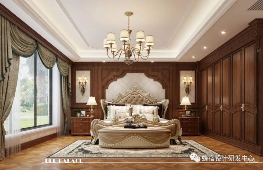 美式轻奢别墅设计,优雅宜居的蜂宿典范-9