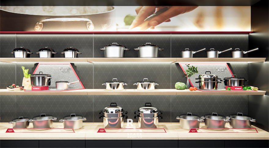 康巴赫 · 瑞德设计 · 头部互联网锅具品牌空间 SI 设计丨中国金华丨瑞德设计·空间-35