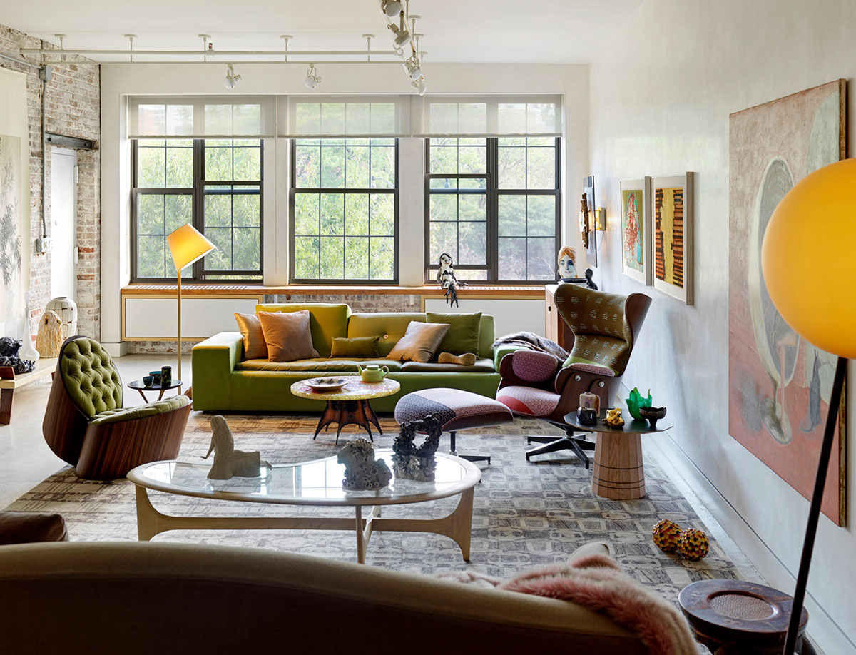 纽约独特艺术阁楼 | 福斯特街创始人的明亮公寓-1