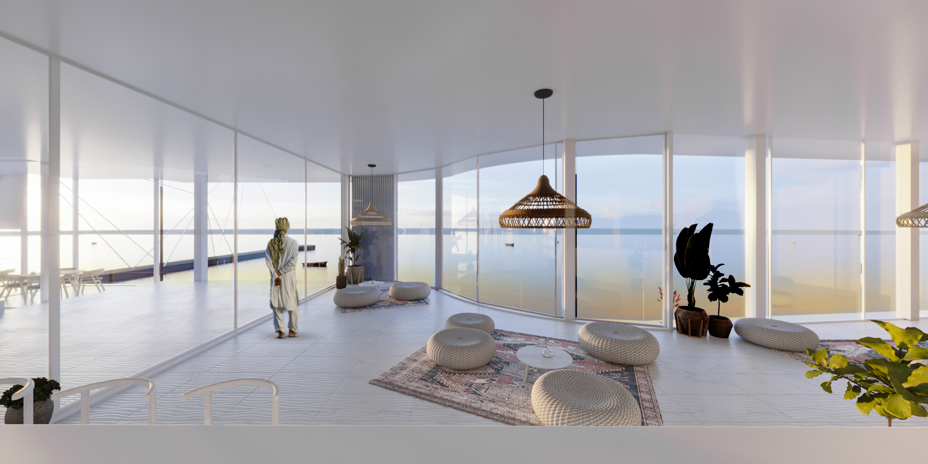 恰巴哈尔海滩咖啡馆丨伊朗丨Disc Architects Studio-22