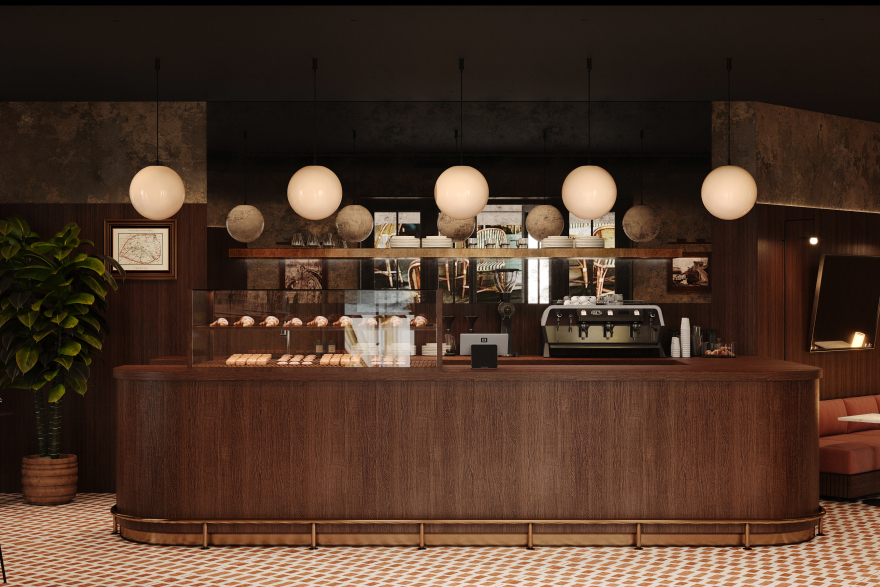 巴黎格伦内勒车站售票处咖啡馆设计概念丨法国巴黎丨Murad Seyid-6