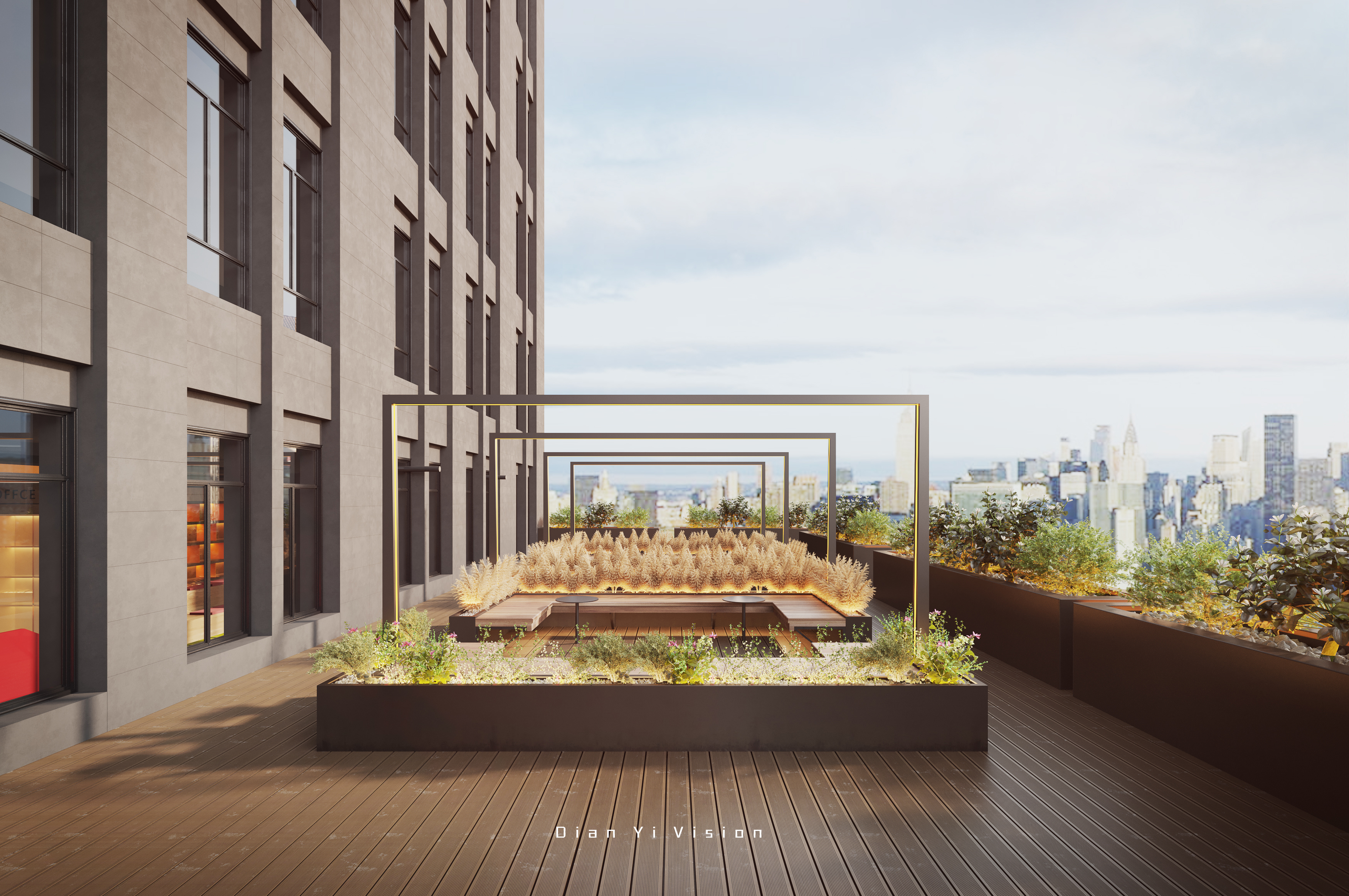 办公空间效果表现-6