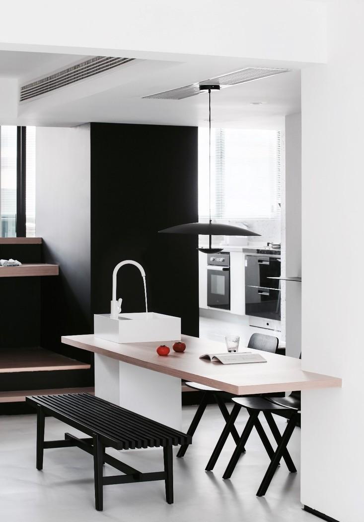 黑白简约室内设计,打造四维空间互动-13