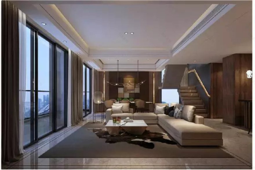 壹方中心·玖誉二期复式样板房 派尚设计-14